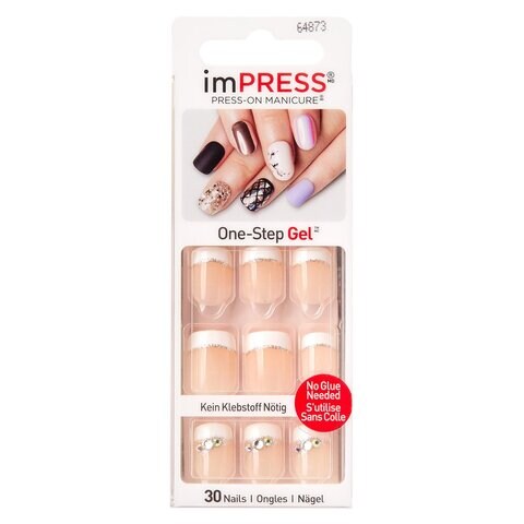 Buy Impress Press-On Manicure Artificial Nails BIP270 Multicolour 24 count  Online - Shop Beauty & Personal Care on Carrefour UAE