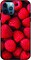 Theodor - Apple iPhone 12 Pro Max 6.7 Inch Case Raspberries Flexible Silicone Cover