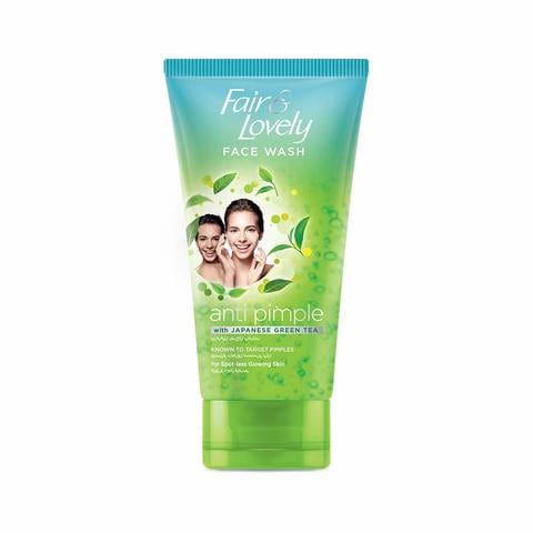 Fair &amp; Lovely Face Wash With Japanese Green Tea Spotless Glow To Reduce Spots And Blemishes 150ml