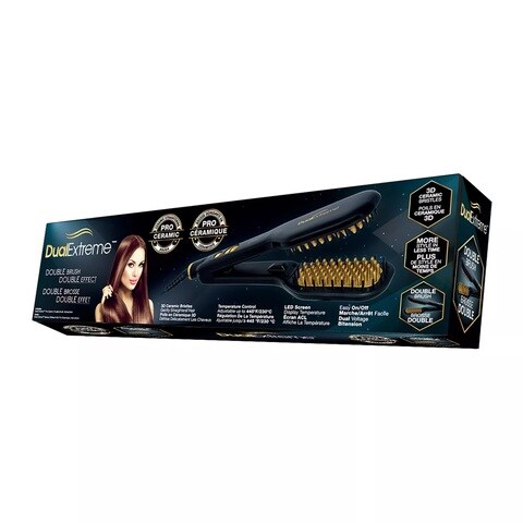 Dual clearance hair straightener