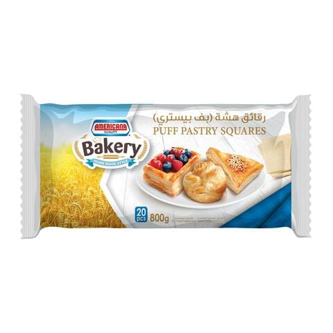 Buy Americana Bakery Puff Pastry Square 800g in Saudi Arabia