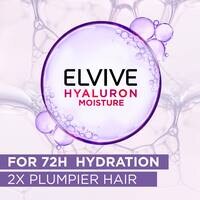 L&#39;Oreal Paris Elvive Hyaluron Moisture 72H Moisture Filling Shampoo White 600ml