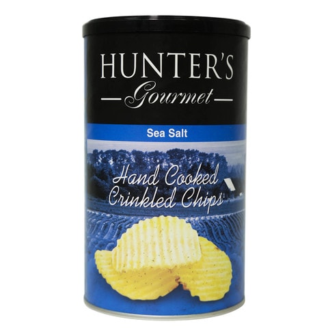Hunter Foods Hunter&#39;s Gourmet Crinkle Cut Hand Cooked Crinkled Potato Chips 140g