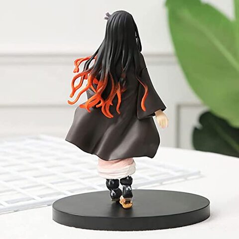 Demon Slayer Figure Nezuko Kamado Bedroom Desktop Decoration Nezuko Figure Toy Doll Gift for Anime Fans 6.7inch PVC Doll Toys (Kamado Nezuko)