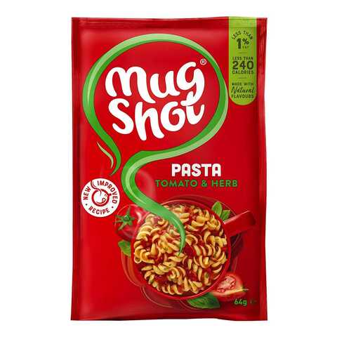 Buy Mug Shot Tomato And Herb Pasta 64g in UAE