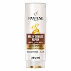 Buy Pantene Pro-V Milky Damage Repair Conditioner Repairs Damaged Hair 360ml in Saudi Arabia