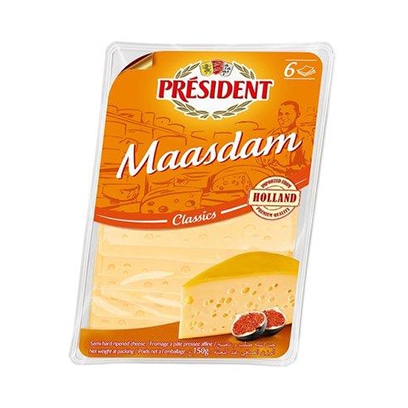 President Maasdam Sliced 150GR