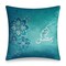 Vellato Ramadan Kareem Velvet Cushion Cover, Arabic Home Decor Wysada, Multi color, 45x45 cm (18x18 In.)