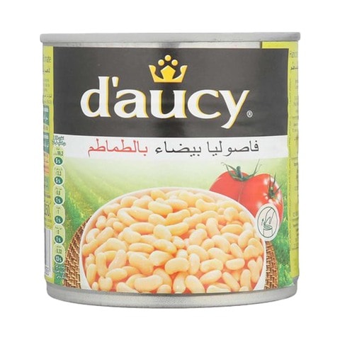 Buy D-Aucy White Beans In Tomato Sauce - 420 Gram in Egypt