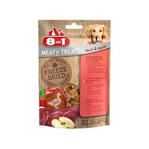 8in1 Dog Freeze Dried Duck/Apple 50g