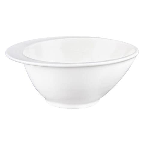 Shallow Tiffany Bowl White 23cm