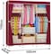 Large Capacity Folding Portable Wardrobe for Efficient Clothes Storage - Non-woven Cloth Closet Organizer and Home Furniture