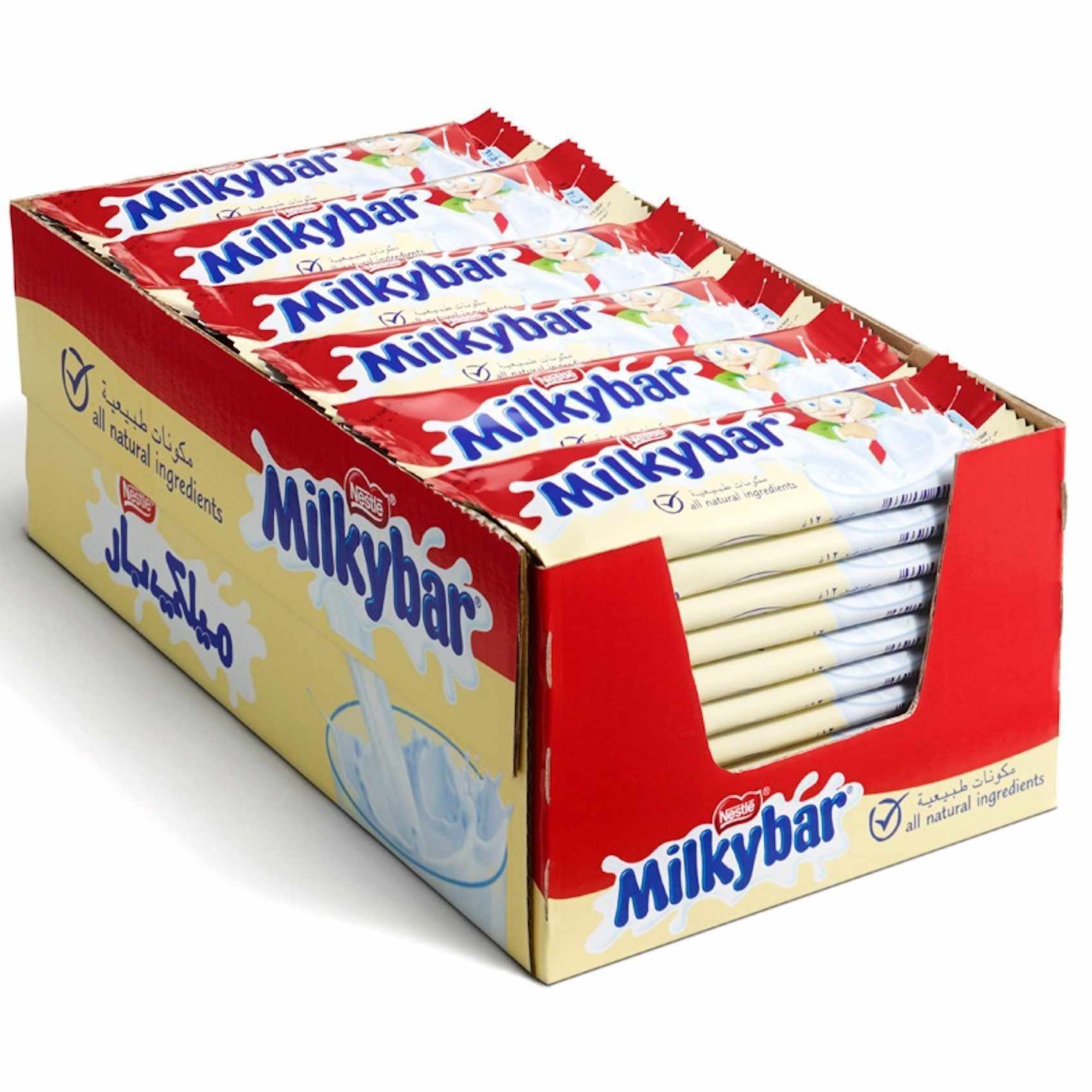 Buy Nestle Milkybar White Chocolate Bar 12g X Pack Of 54 Online Shop Food Cupboard On