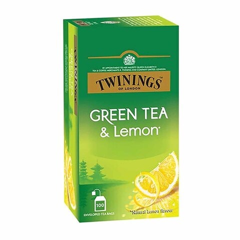 Twinnings Green Tea with Lemon - 100 Bags Online | Carrefour Egypt