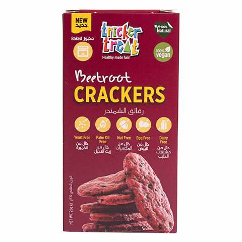 Tricker Treat Beetroot Crackers 25g