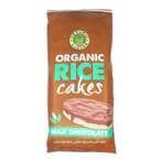 Buy Organic Larder Rice Cakes With Milk Chocolate 67g in UAE