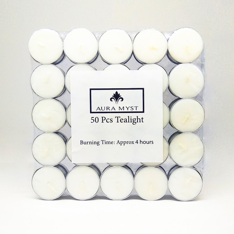 اشتري Aura Myst 50 Pcs Pack T Light في الامارات