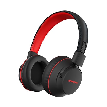 Mpow red online headphones