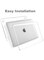 MacBook Pro 13.3-inch Model A1278 (2012) Protective Case Hard Shell Laptop Cover Front and Back Sleeve Case Clear