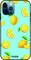 Theodor - Apple iPhone 12 Pro Max 6.7 Inch Case Lemons Background Flexible Silicone Cover