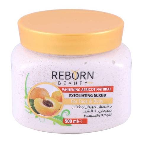 Reborn Beauty - Whitening Apricot Natural Exfoliating Scrub 500ml