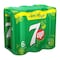 7Up Carbonated Soft Drink Cans 330ml Pack of 6