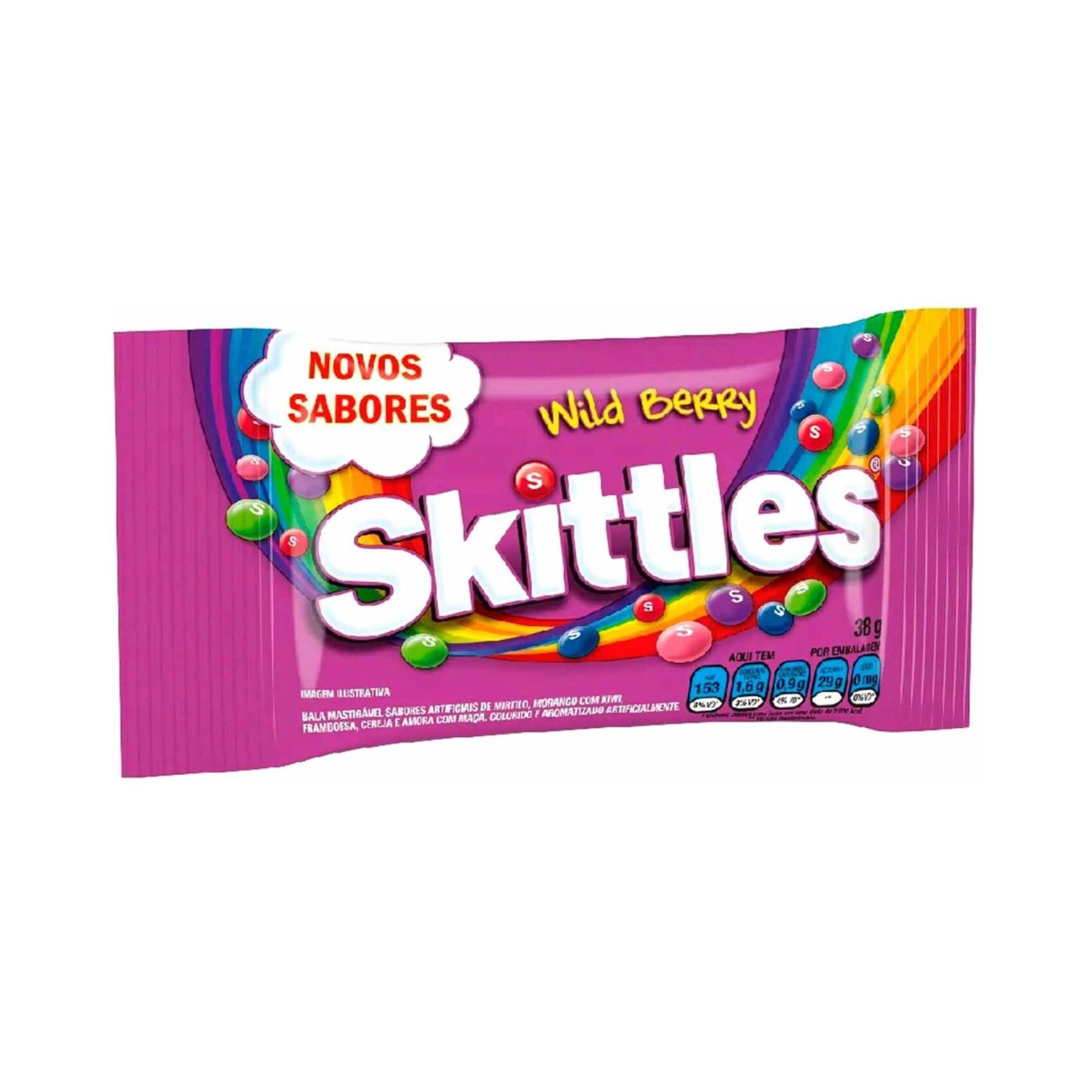 Buy Skittles Wild Berry Candy 38gm Online Shop Food Cupboard On Carrefour Egypt