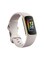 Fitbit Charge 5 Advanced Fitness + Health Tracker With Tools For Heart Health Stress Management And Daily Readiness Score, Lunar White/Soft Gold Stainless Steel