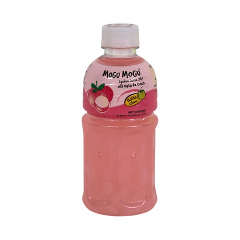 Mogu Mogu Lychee Juice with Nata De Coco 320ml Online | Carrefour Qatar