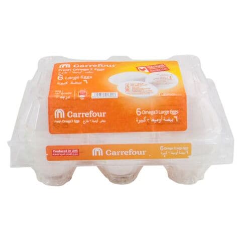Carrefour Fresh Omega3 6 Large Eggs