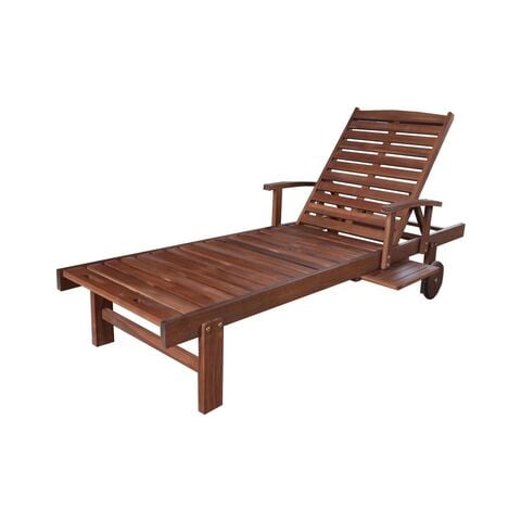 Paradiso Phuket Folded Sunlounger Brown