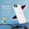 Amazing Thing Titan PRO Drop Proof designed for iPhone SE 3 (2022) Crossbody case cover - Clear with Red Lanyad