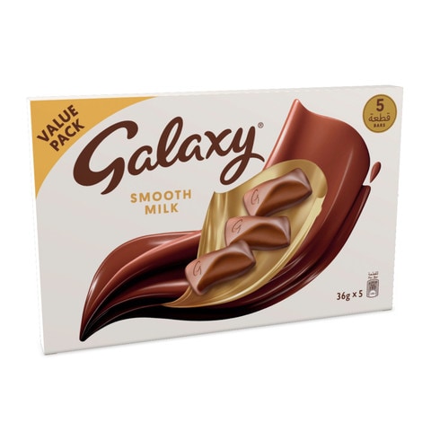 Galaxy chocolate smooth milk 36 g x 5