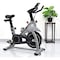Skyland Fitness Exercise Bike/Spin Bike For Home Cardio And Strength Training Workouts With Height Adjustable And Water Bottle Holder, EM-1560-W Grey