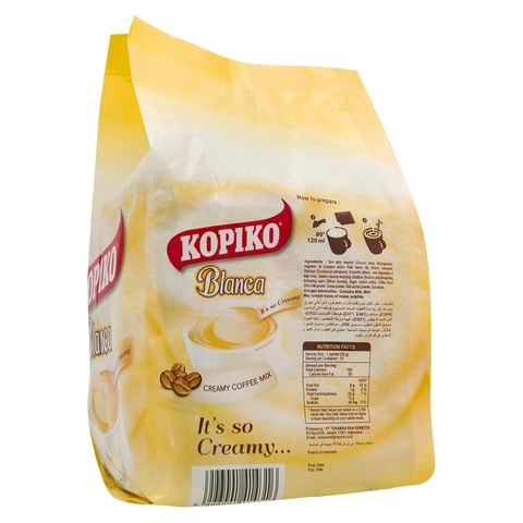 Kopiko Blanca Instant Creamy Coffee Mix 30g Pack of 10