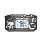 Buy Absolute Pet Absorb Plus Charcoal Pet Wipes Baby Powder 80 Sheets in UAE