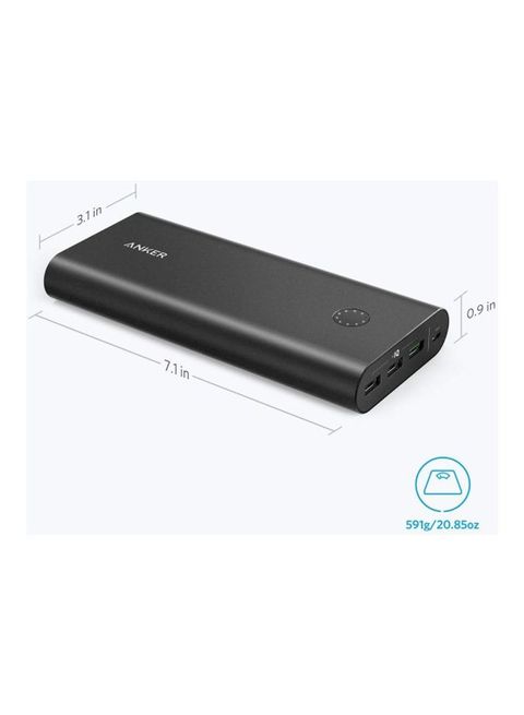 Anker - 26800 Mah Powercore Power Bank Black