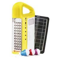 Sanford Emergency Light With Solar Panel And Bulb Multicolour Pack of 5