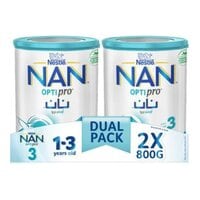 Nestle Nan Optipro Stage 3 Powder Milk 800g Pack of 2