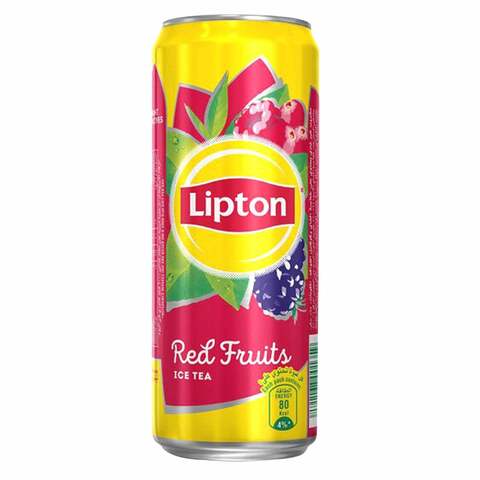 Lipton Red Fruits Ice Tea Non-Carbonated Low Calories Refreshing Drink ...