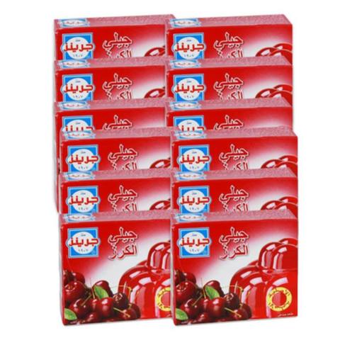 Greens Cherry Jelly 80g Pack of 12