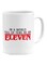 Generic Eleven Word Printed Coffee Mug White/Black/Red 11Ounce