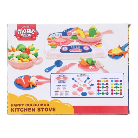 Magic Dough Happy Color Mud Kitchen Stove 3+