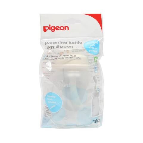 Weaning bottle best sale with spoon pigeon