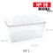 PLASTIC FORTE Multipurpose Box N&ordm; 18 60L With Cover