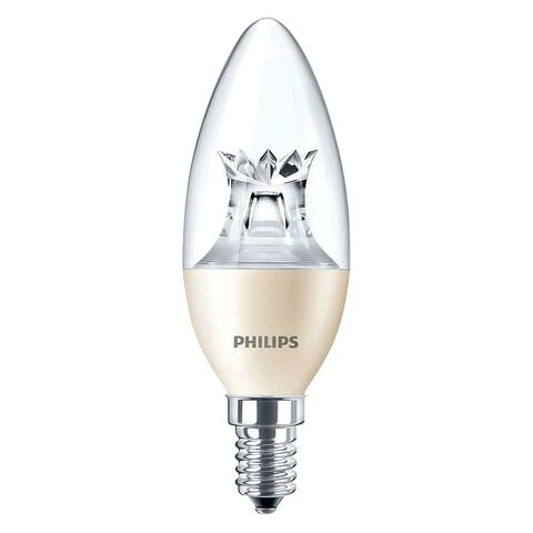 Philips E14 DimTone Candle LED Bulb 6W Warm White