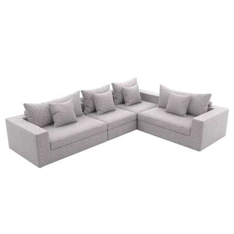 Top Quality Living Room Corner Sofa Set , Convertible Corner Sofa