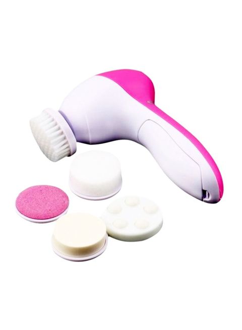 اشتري Generic 5 In 1 Multifunction Face Care Tool White/Pink في الامارات