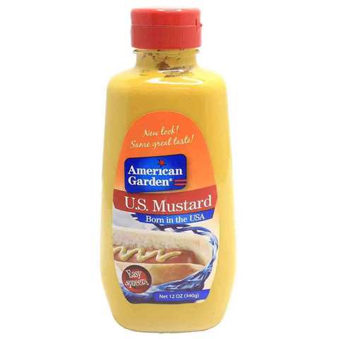 American Garden Mustard Squeeze 340 Gram