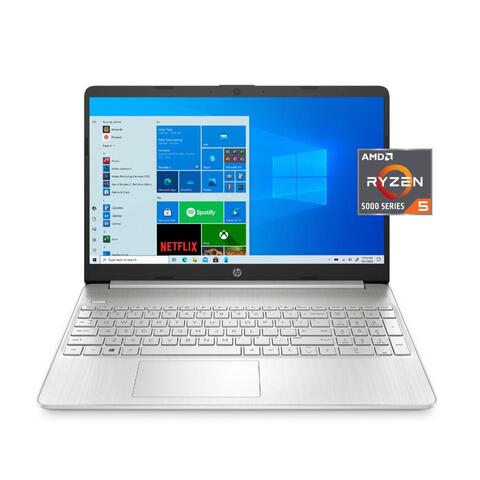 HP 15-EF2127WM Laptop - 15.6&quot; Full HD   AMD Ryzen 5-5500   8GB RAM   256GB SSD   Windows 10 Home - Silver